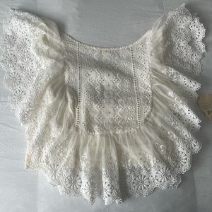 Alter’d State Blouse: size medium cream colored